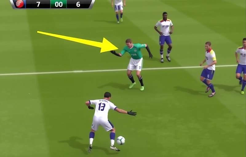 FIFA 13 gameplay showing strategic passing between Indian team players