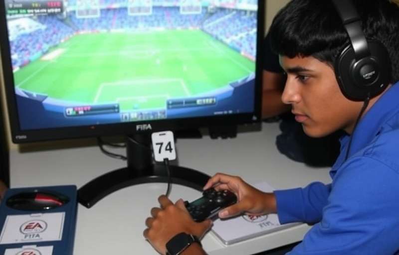 FIFA 13 tournament in Mumbai cyber cafe with Indian players competing